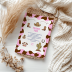 Cowgirl Second Rodeo Thank You Card | Instant Download 9185