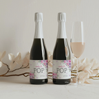 Baby in Bloom Baby Shower Champagne Label, Flowers Printable Wine Labels 9196