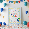Fun to Be One Custom Sign,  Birthday 8x10 Custom Signs
