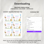 Winnie the Pooh Gender Reveal Champagne Labels, Baby Shower Printable Wine Labels