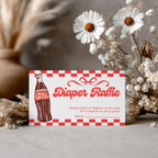 Ready to pop Baby Shower Diaper Raffle Card, Soda Printable Nappy Raffle Cards