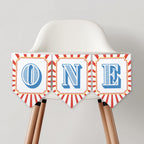 Circus High Chair Banner, Carnival Printable Bunting Flag