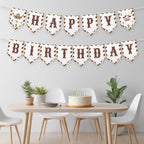 Editable Cowboy First Rodeo Happy Birthday Banner | Cowboy First Rodeo Printable Birthday Party Banner | Western Birthday Decor 8539