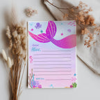 Mermaid First Birthday Time Capsule Sign, Mermaid 1st Birthday Time Capsule, 1st Birthday Pink Mermaid Decorations 9168