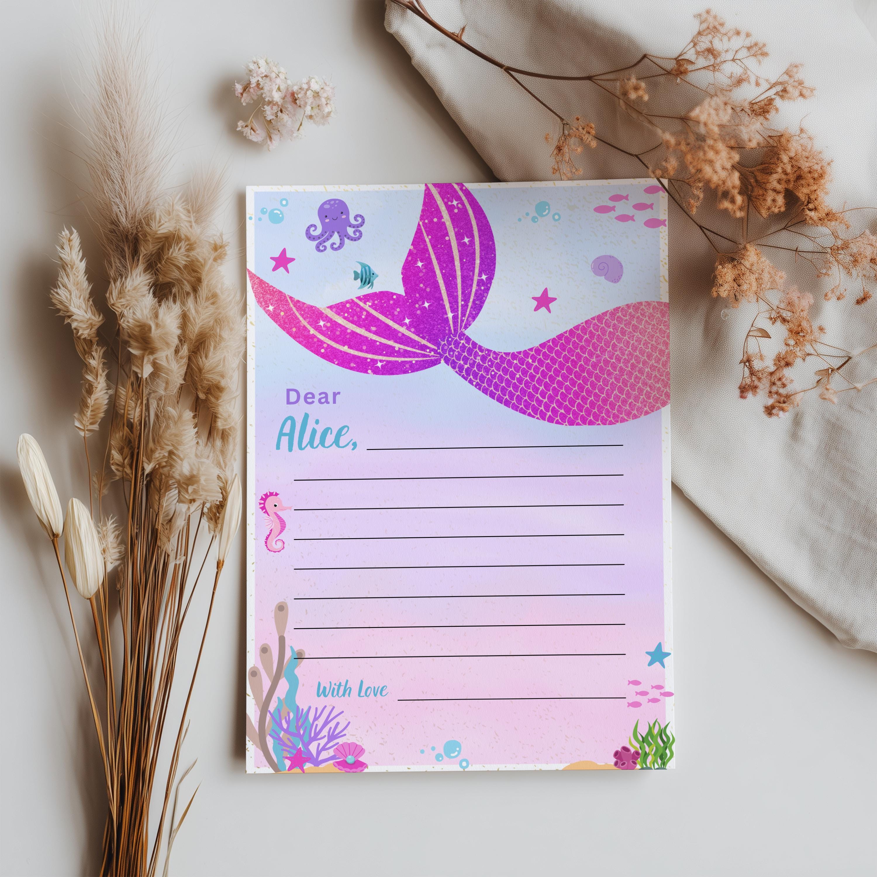 Mermaid First Birthday Time Capsule Sign, Mermaid 1st Birthday Time Capsule, 1st Birthday Pink Mermaid Decorations 9168