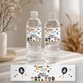 Costume Party Bottle Label, Halloween Birthday Water Bottle Labels
