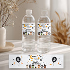 Costume Party Bottle Label, Halloween Birthday Water Bottle Labels