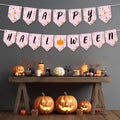 Pink Halloween Banner, Printable Template Download