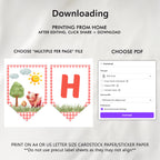 Farm Happy Birthday Banner, Farm Banner, Farm Birthday Banner, Instant Download