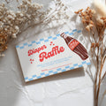 Ready to pop Baby Shower Diaper Raffle Card, Soda Printable Nappy Raffle Cards