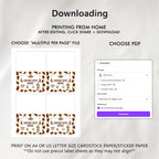Editable Cowboy First Rodeo Food Tags | Cowboy First Rodeo Party Buffet Labels | Cowboy First Rodeo Tent Cards | Printable Table Labels 8539