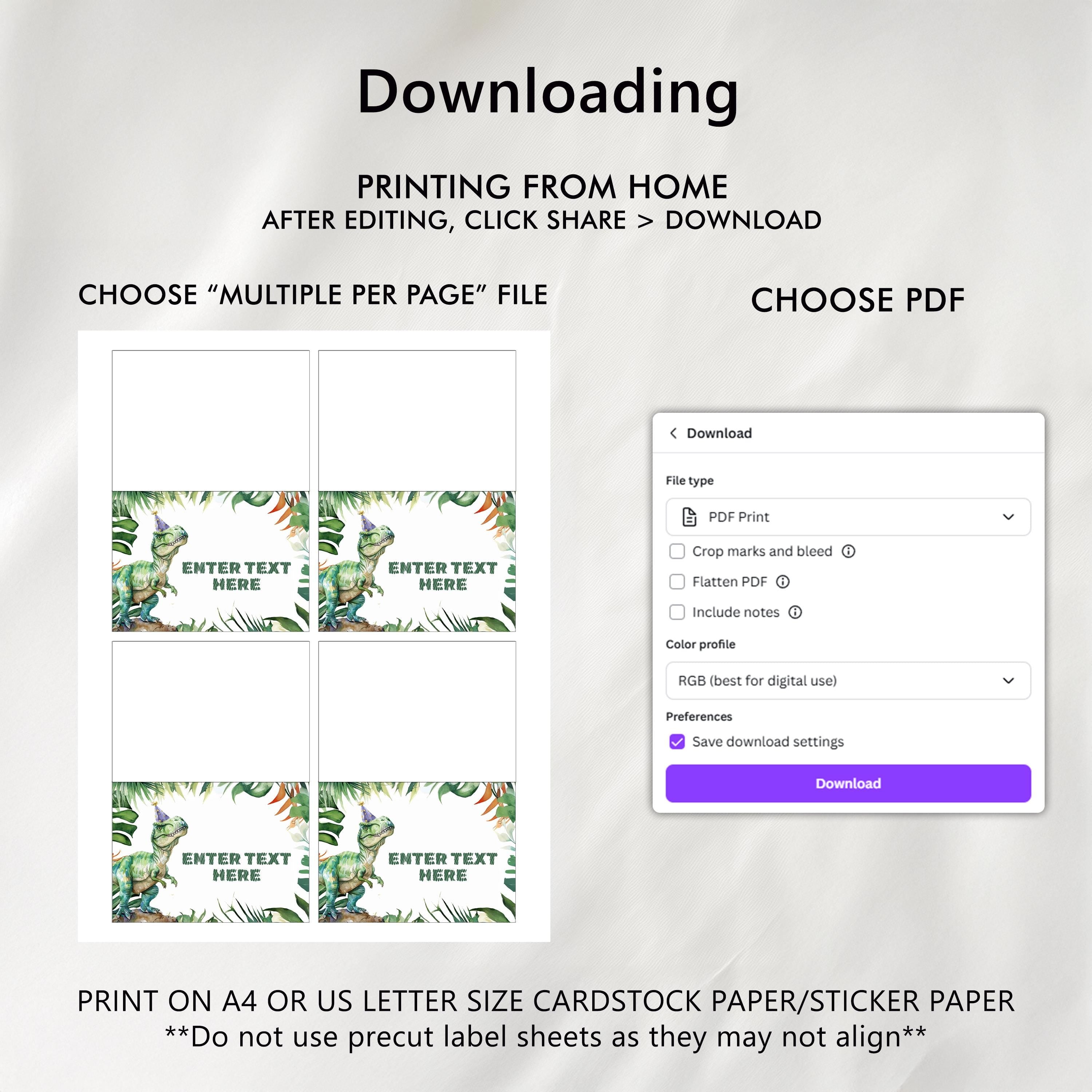 Editable Dinosaur Three Rex Food Tags | Dinosaur Three Rex Party Buffet Labels | Dinosaur Three Rex Tent Cards | Printable Table Labels 9014