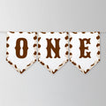 First Rodeo High Chair Banner Cowboy 1st First Birthday High Chair ONE Banner Wild West Party Printable Digital 8539