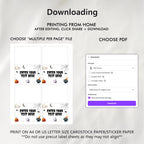 Halloween Food Labels, Halloween Tent Card Decor Printable Template