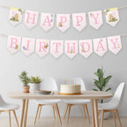 Pink Winnie the Pooh Birthday Banner, Happy Birthday Printable Banners