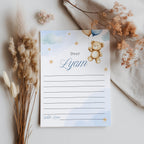 Teddy Bear Time Capsule Sign, Beary First Birthday Time Capsule