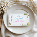 Winnie the Pooh Gender Reveal Place Card Template Printable, Baby Shower Editable Place