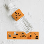 Editable Halloween Cute Costume Party Bottle Label | Instant Download | Printable Water Bottle Wrapper