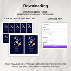 Astronaut Birthday Invitation | Second Trip Around the Sun | Editable Canva Template | Space Birthday Invite