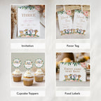 Safari Girl Birthday Bundle | Birthday Bundle Safari Wild Party Set | Instant Download