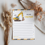 Construction First Birthday Time Capsule Sign, Yellow Tractors 1st Birthday Time Capsule, Construction 1st Birthday Decorations 9164