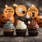 Editable Halloween Cute Costume Party Cupcake Toppers | Printable Cake Toppers | Instant Download