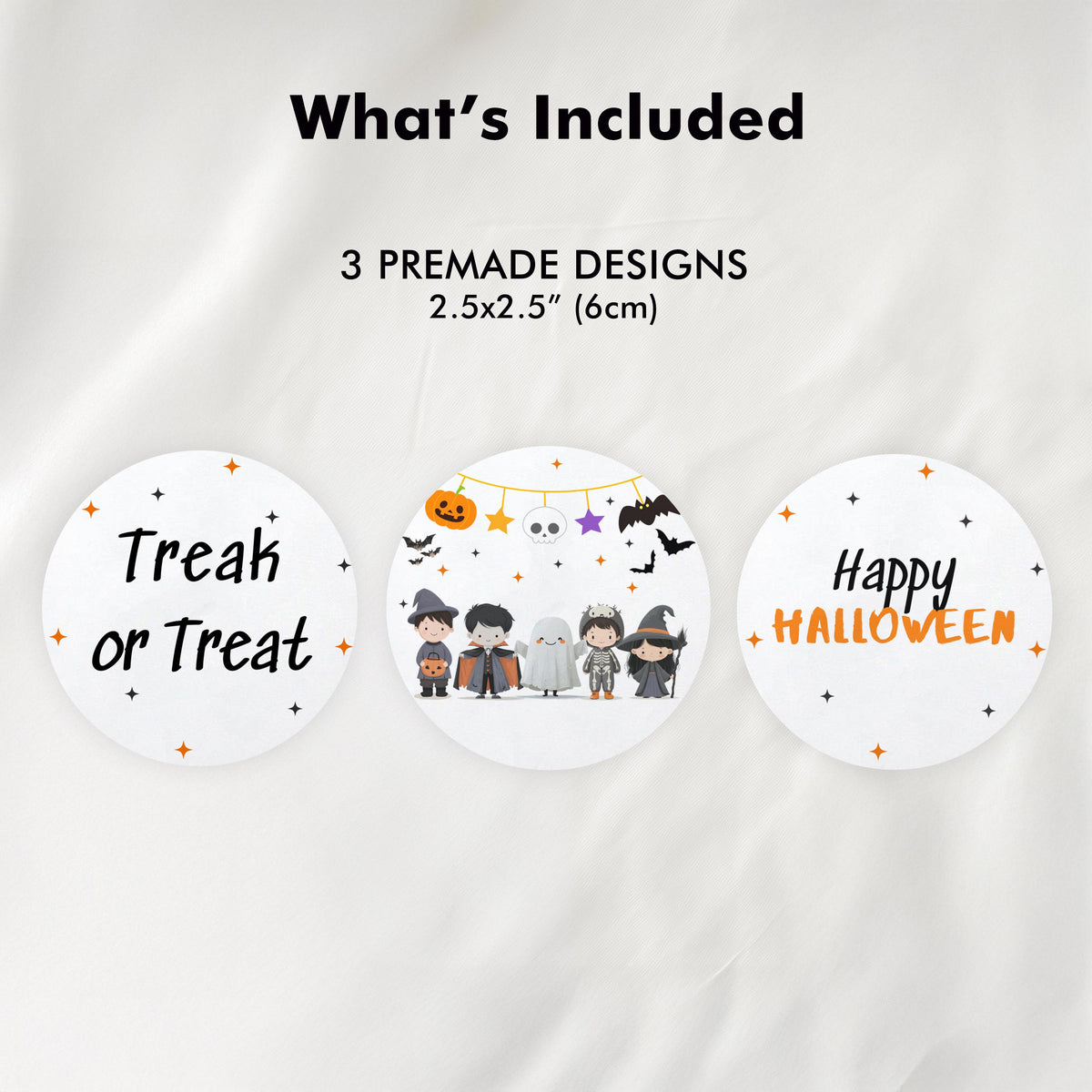 Editable Halloween Party Cupcake Toppers | Printable Cake Toppers | Instant Download Template