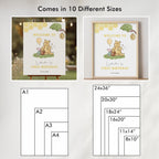 Winnie the Pooh Welcome Sign, Birthday Sign