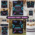 Editable Music Neon K-pop Party Decorations | Music Neon Kpop Singer Birthday Bundle | Music Korean Pop Party Set | Instant Download