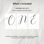 Minimalist Modern High Chair Banner, Gender neutral, Printable Bunting Flag 9175