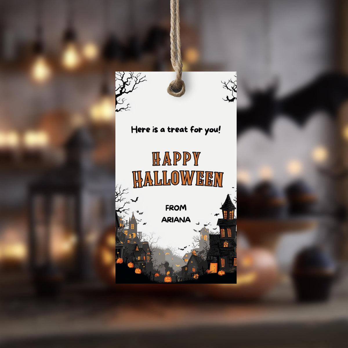 Editable Halloween Party Invitation - Instant Download