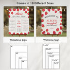 Berry First Birthday Decorations, Strawberry 1st Party Bundle, Strawberry Set