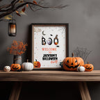 Halloween Welcome Sign, Costume Party Sign Template
