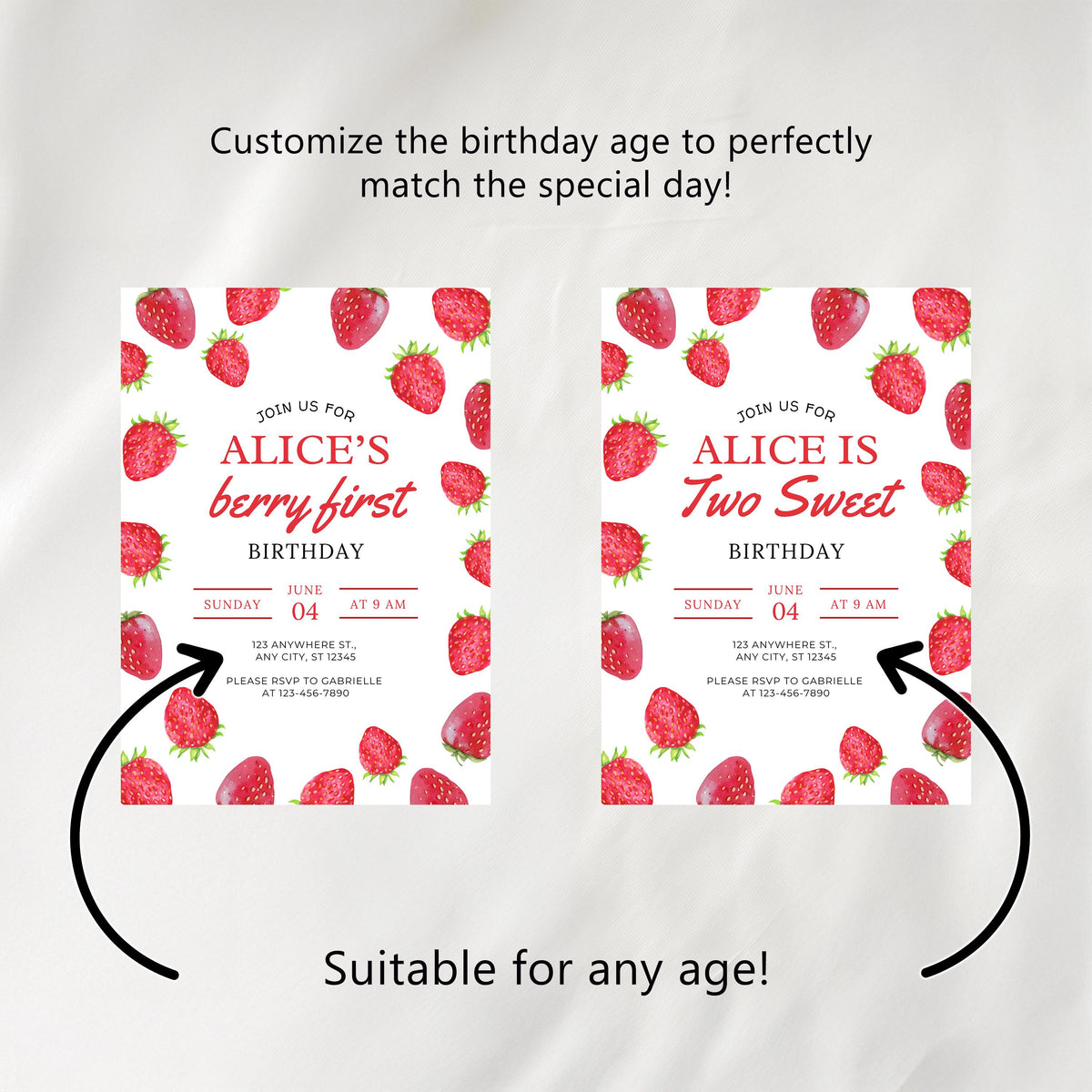 Strawberry Berry First 1st Birthday Chocolate Wrappers