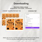 Editable Halloween Cute Costume Party Invitation, Halloween Costume Party Invitation, Instant Download