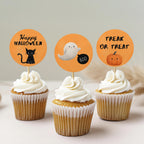 Editable Halloween Cute Costume Party Cupcake Toppers | Printable Cake Toppers | Instant Download