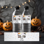 EDITABLE Halloween Pumpkin Face Party Bottle label, Halloween Pumpkin Face Party Water Bottle Label, Download Printable Templates