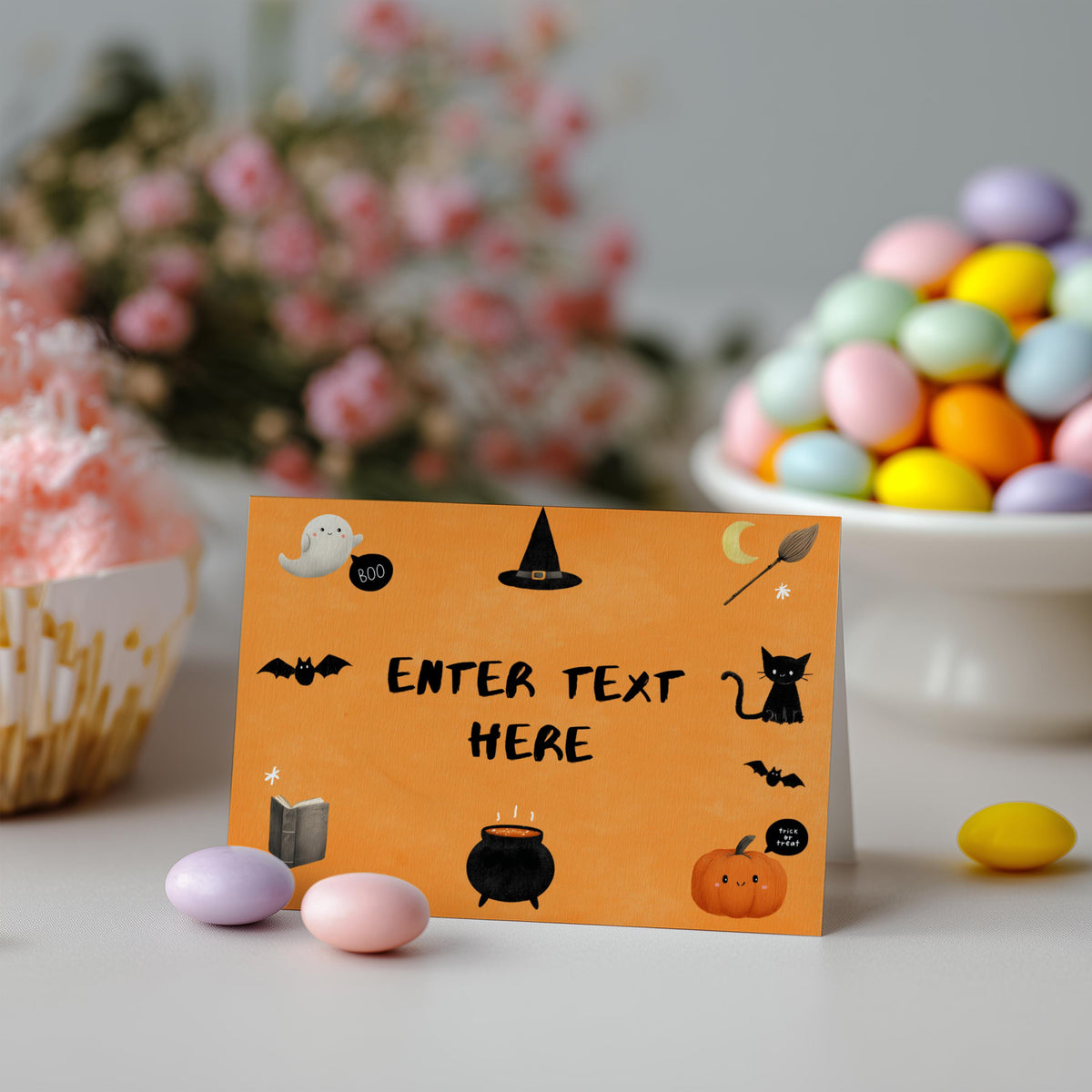 EDITABLE Halloween Cute Costume Party Food tags, Halloween Party Cute Costume  Buffet label, Food Labels Place Table, Instant download