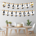 Editable Construction Happy Birthday Banner | Construction First Birthday Party Banner | Birthday Banner Decoration 9164