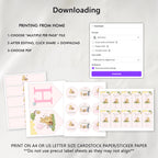Pink Winnie the Pooh Birthday Decorations, 1st Party Bundle, Printable Party Set
