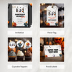 Halloween Party Bundle Decoration, Halloween Printable Template Download