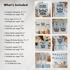 Editable K-pop Boys Party Decorations | K-pop Singer Birthday Bundle | Korean Pop Party Set | Instant Download
