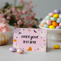 Pink Boo Halloween Food Labels: Editable Party Decor Template (PDF) 9162