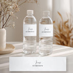 Minimalist Modern Bottle Labels, 1st Birthday Label, Printable Water Label 9175
