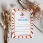 Circus Time Capsule Sign, Carnival 1st Birthday Capsule