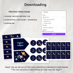 Astronaut First Birthday Invitation, Astronaut 1st Birthday Boy, Outer Space Decorations, Astronaut Party Bundle