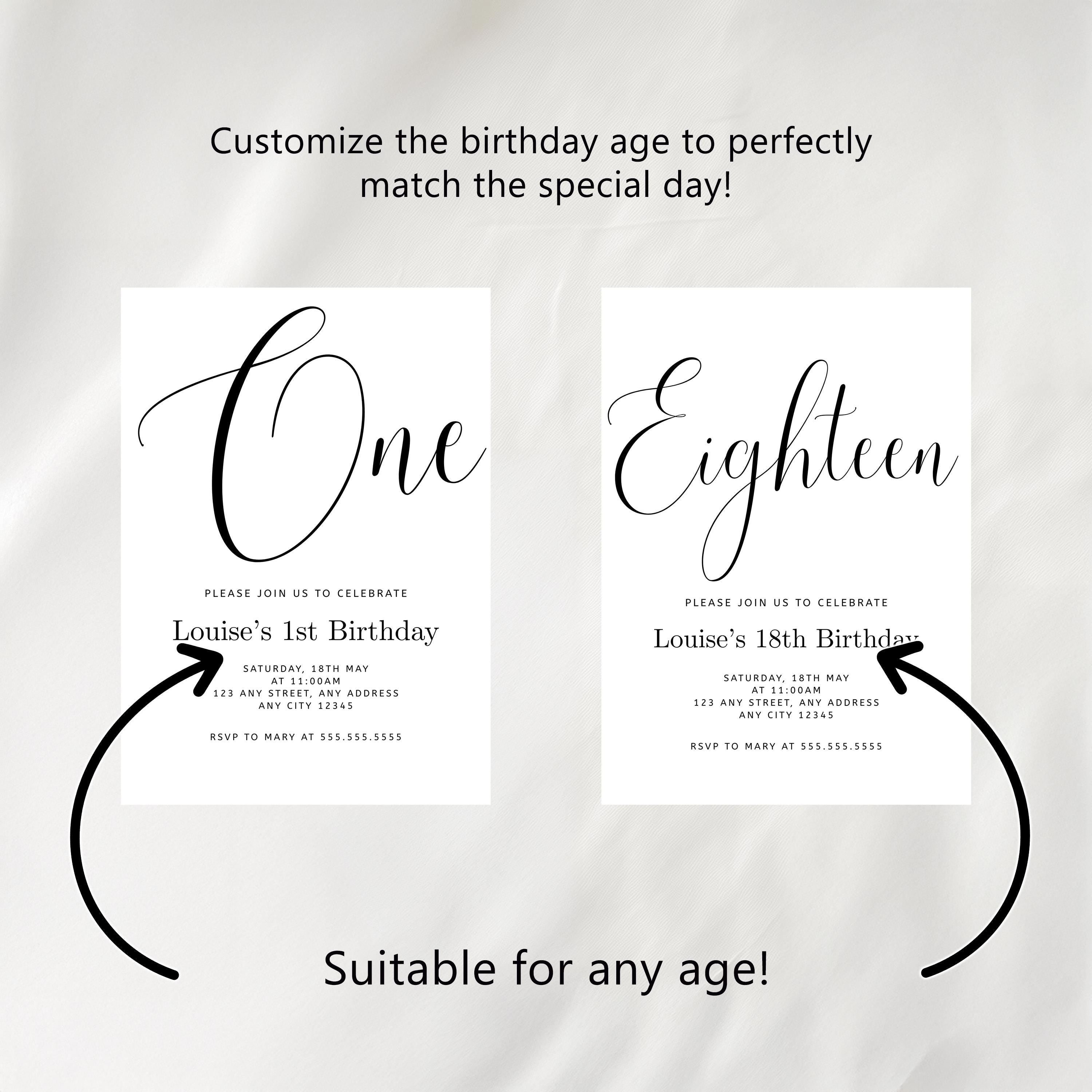 Minimalist Modern First Birthday Bundle, 1st Birthday Party Set, Gender neutral Decorations, 9175