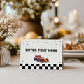 EDITABLE Racing Car Food tags, Racing Car Party Buffet label, Fast Car Tent card Food Labels Place Table Printable Instant download 5987