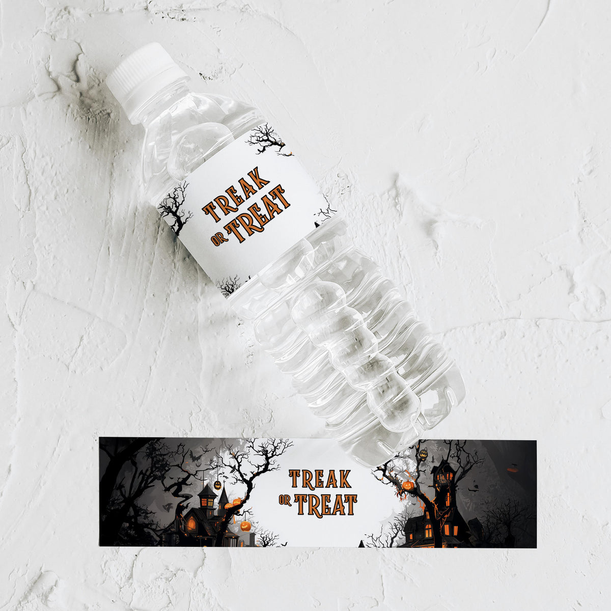 EDITABLE Halloween Party Bottle label, Halloween Party Water Bottle Label, Party decorations Instant Download Printable Templates