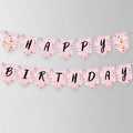 Pink Boo Ghost Birthday Banner: Halloween Party Decor (Printable Download) 9162